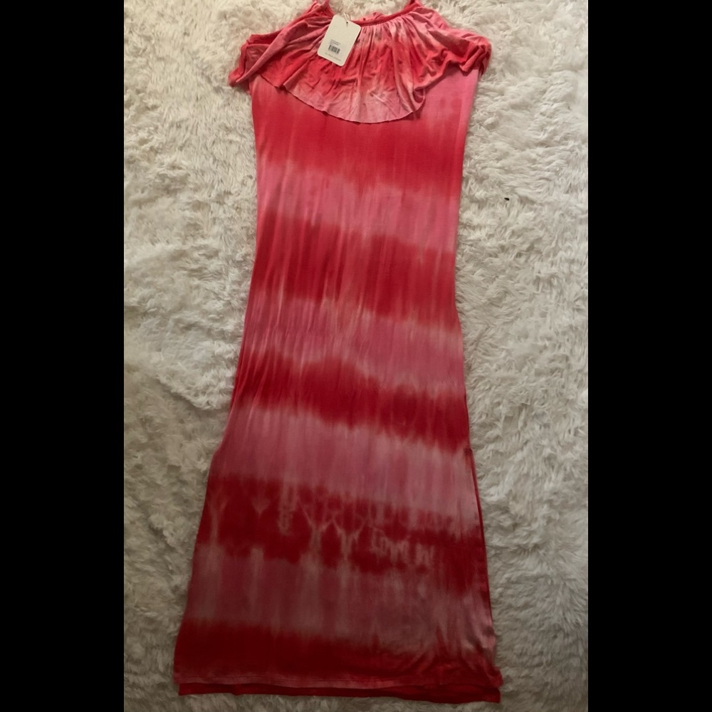 Women’s Tie Dye Maxi Dress - Picture 9 of 9